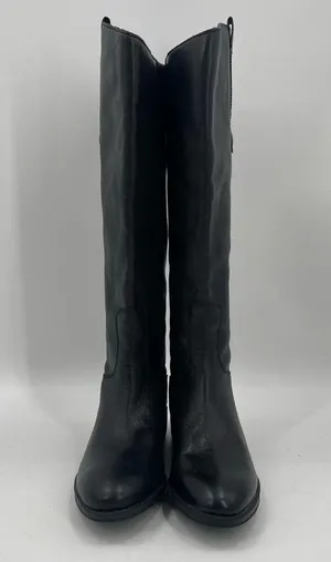 SAM EDELMAN Penny Boots Size 5 Black Leather New with * Flaws Tall Zipper Winter thumbnail 3