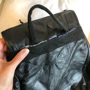 Wilson's Leather Genuine Leather Black Backpack thumbnail 4