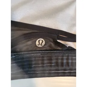 Lululemon Make a Move‎ Strappy Sports Bra Size 6 Twisted Dune Silver Fox/Black thumbnail 4