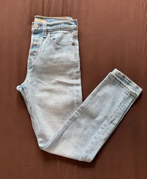 Levi's Women's High-Rise Light Blue Wedge Jeans thumbnail 1
