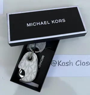 Michael Kors Logo Bottle Opener Key Fob - Bright White thumbnail 1