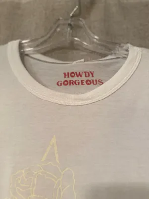 Disco Cowgirl White Cowgirl Tee | L thumbnail 4