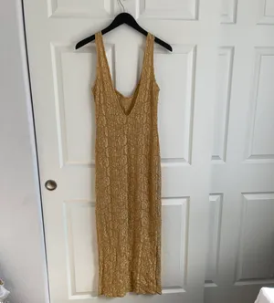 Victoria's Secret Vintage Maxi Slip dress Gold Label thumbnail 3
