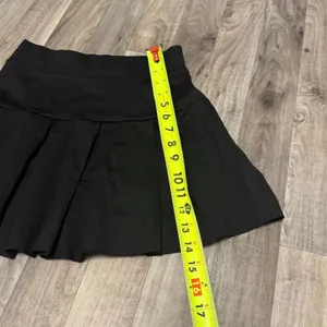 Dolls Kill French Kiss black pleated mini skirt with shorts thumbnail 4