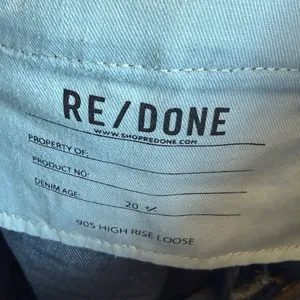 Re/done 90s High Rise Loose Jeans‎ Sz 31 thumbnail 8