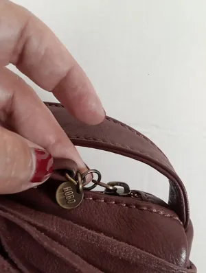 Hobo Woven Leather Shoulder Bag Purse Tazzel Zip thumbnail 6