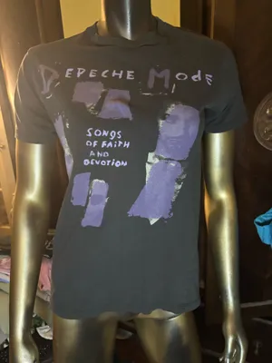 Depeche Mode rock band tee Gray Size M thumbnail 1