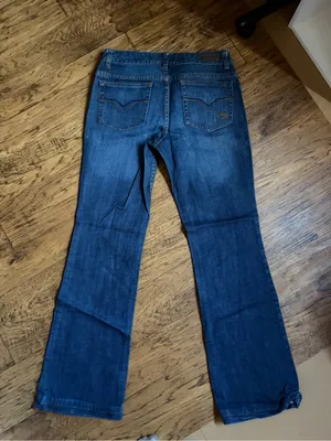 Harley-Davidson Dark Blue Wide Leg Jeans 6 thumbnail 2