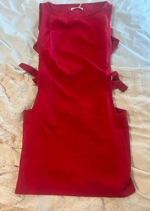 Red Baby Dress Size 4 thumbnail 1