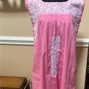 J.Marie Oaxaca Floral Embroidered Dress thumbnail 4