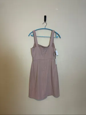 Aritzia BABATON ‎ 90s mini dress Fawn Pink Size 4 NWT thumbnail 8