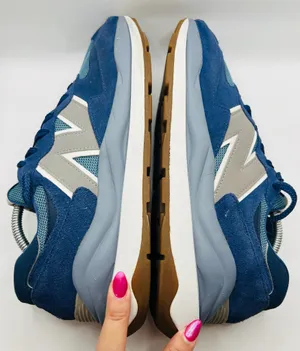 New Balance 5740 Blue Gray Suede Mesh Chunky Dad Sneakers Casual Retro Mens 9.5D thumbnail 7