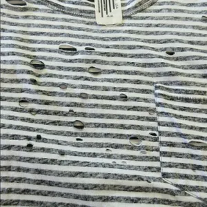 Free People distressed tee reverse print sz Med thumbnail 4