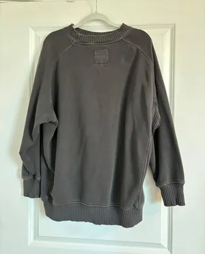 Aerie Dark Grey Crew Neck thumbnail 3