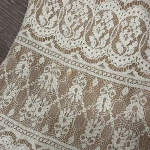 VTG 90s NiteLine White Lace Beaded Tan Mini Dress 2‎ Bridal Goth Witchy Coquette thumbnail 15