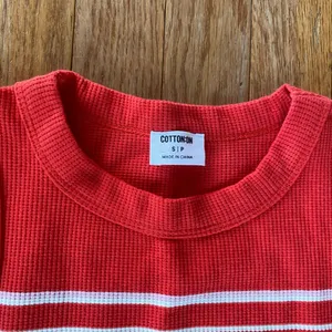 Red orange yellow white high neck Cotton:On Tank top thumbnail 5