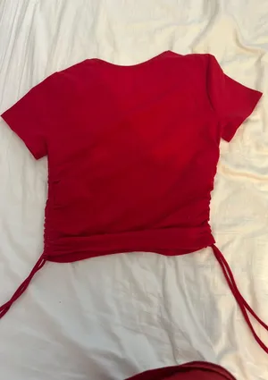 Hollister Side Cinch Baby Tee thumbnail 4