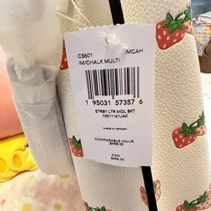 NWT Coach Mollie Bucket Bag in strawberry print cb601 thumbnail 6