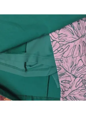Lady hagen tropic palm wrap lush green tennis skort size XXL thumbnail 2