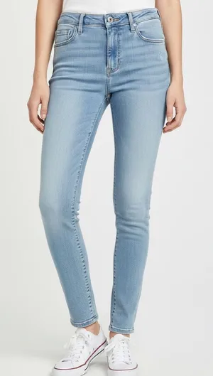 American Eagle Super Stretch Skinny Jeans Light Wash Size 8 Regular thumbnail 1