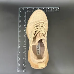 STEVE MADDEN Vance Beige Knit Upper Rhinestones Chunky Dad Sneakers Size 6.5M thumbnail 11