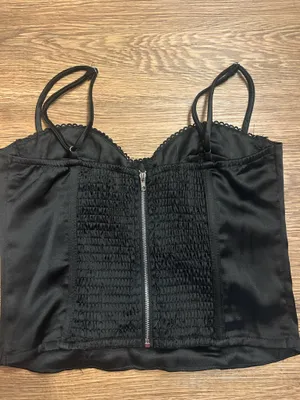 Princess Polly Top Going Out Black thumbnail 2