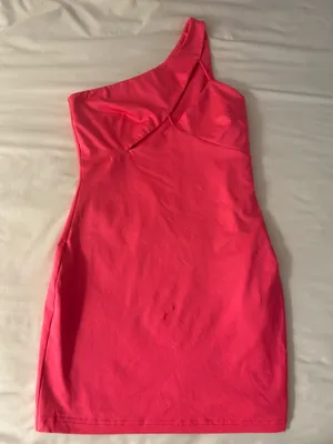 Superdown Pink One Shoulder Mini Dress thumbnail 2