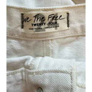 NWT We the Free Raw Hem Denim Jean Skirt Size 24 (free people bohemian boho) thumbnail 4