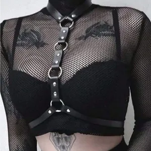 Oring O Ring Harness Belt New Black thumbnail 3
