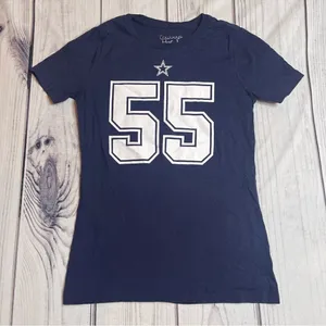 Womens Dallas Cowboys Leighton Vanderesch #55 T Shirt‎ Jersey Size Small thumbnail 6