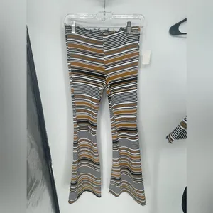 Better be, striped crop and pants, two-piece outfit,‎ sweater set size large thumbnail 6