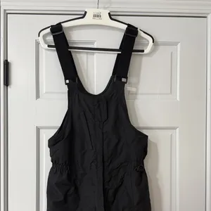 Ski Gear Sno Tex Womens Ski Pants Overalls Snow Bib Black Nylon Size Medium thumbnail 2