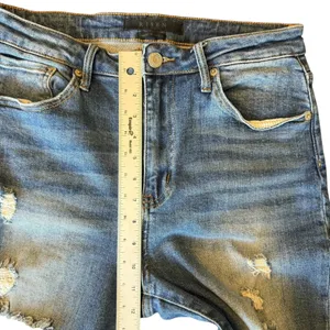 Risen Jeans Straight Distressed Ankle Women’s Jeans Size 30/11 thumbnail 11