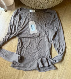 Meshki Coraline Long Sleeve Sheer Top - Neutral thumbnail 1