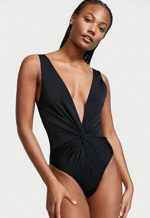VICTORIAS SECRET Twist Front‎ Plunge Swimsuit thumbnail 1