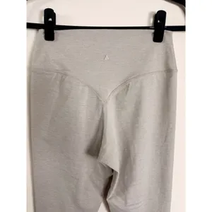 Vitality Women High Rise Heathered Taupe V-Back Leggings Size Medium thumbnail 4