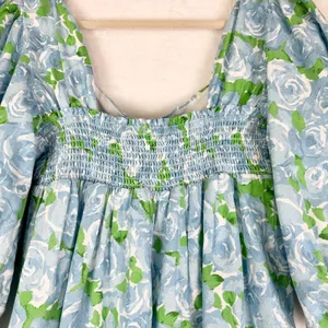 Show Me Your Mumu Mandi Mini Dress Size XL Something Blue Floral thumbnail 6