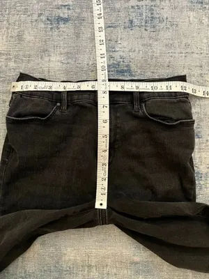 PacSun Black Distressed Busted Knee High Rise Ankle Jegging Women's 25" thumbnail 7