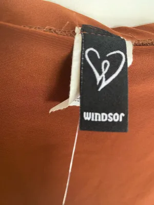 Windsor Rust Mini Skirt with Front Notch  thumbnail 5