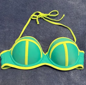 Neon Trim Green Underwire Bikini Top - Women Swim Small InMocean brand thumbnail 1