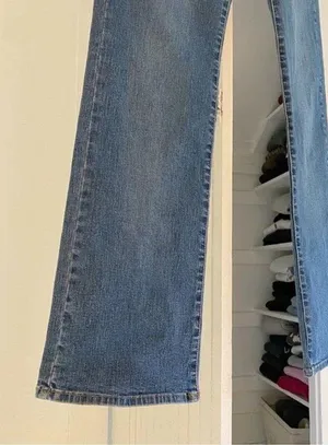 Tommy Hilfiger Tommy Jeans Vintage ‘02 Low Rise Straight Leg Jeans Size 9 thumbnail 7