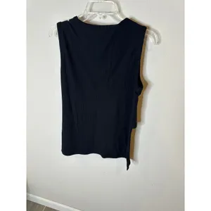RIPE Black‎ Ribbed Sleeveless Nursing Tank Top Women's M thumbnail 3