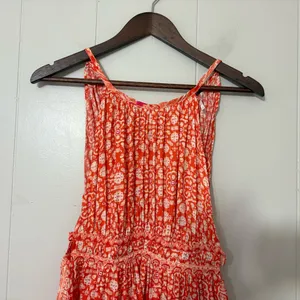 Free People Midsummers Day Tunic Cayenne Boho Print Size S – Flowy & Feminine thumbnail 5