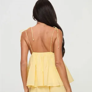 Princess Polly butter yellow babydoll tank top🌼💛✨ thumbnail 4