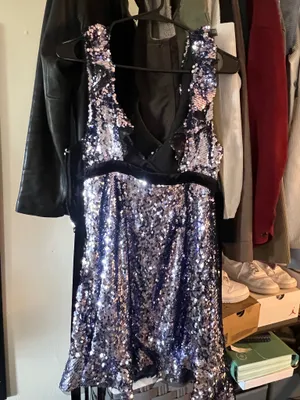 Free People Siren Sequin Mini Dress thumbnail 3