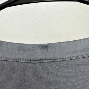 Majestic Filatures Top Womens Size 3 Grey Cotton Cashmere Silk Back Split Neck thumbnail 10