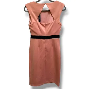 Do & Be Dusty Rose Sheath Dress Sequin Lace Cutout Back Slit‎ Cocktail M NWT thumbnail 3