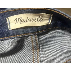 Madewell Perfect Vintage Crop Blue Jeans Women Sz 26 Distressed Classic Staple thumbnail 7