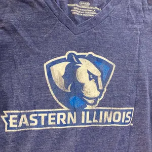 Eastern Illinois Panthers T Shirt Small Short Sleeve Womens Fanatics Blue thumbnail 2