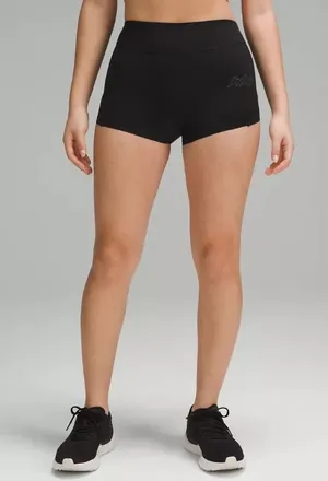 Lululemon Nulux Tight-Fit High-Rise Track Short 2.5" - Black - 4 thumbnail 1